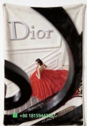 Dior Throw Blankets